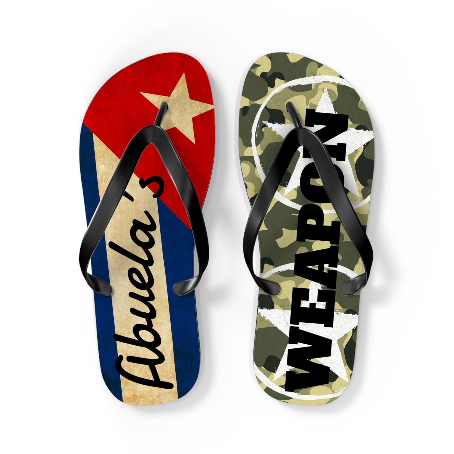 Inspirational Flip Flops - "Progress Over Perfection" Summer Sandals