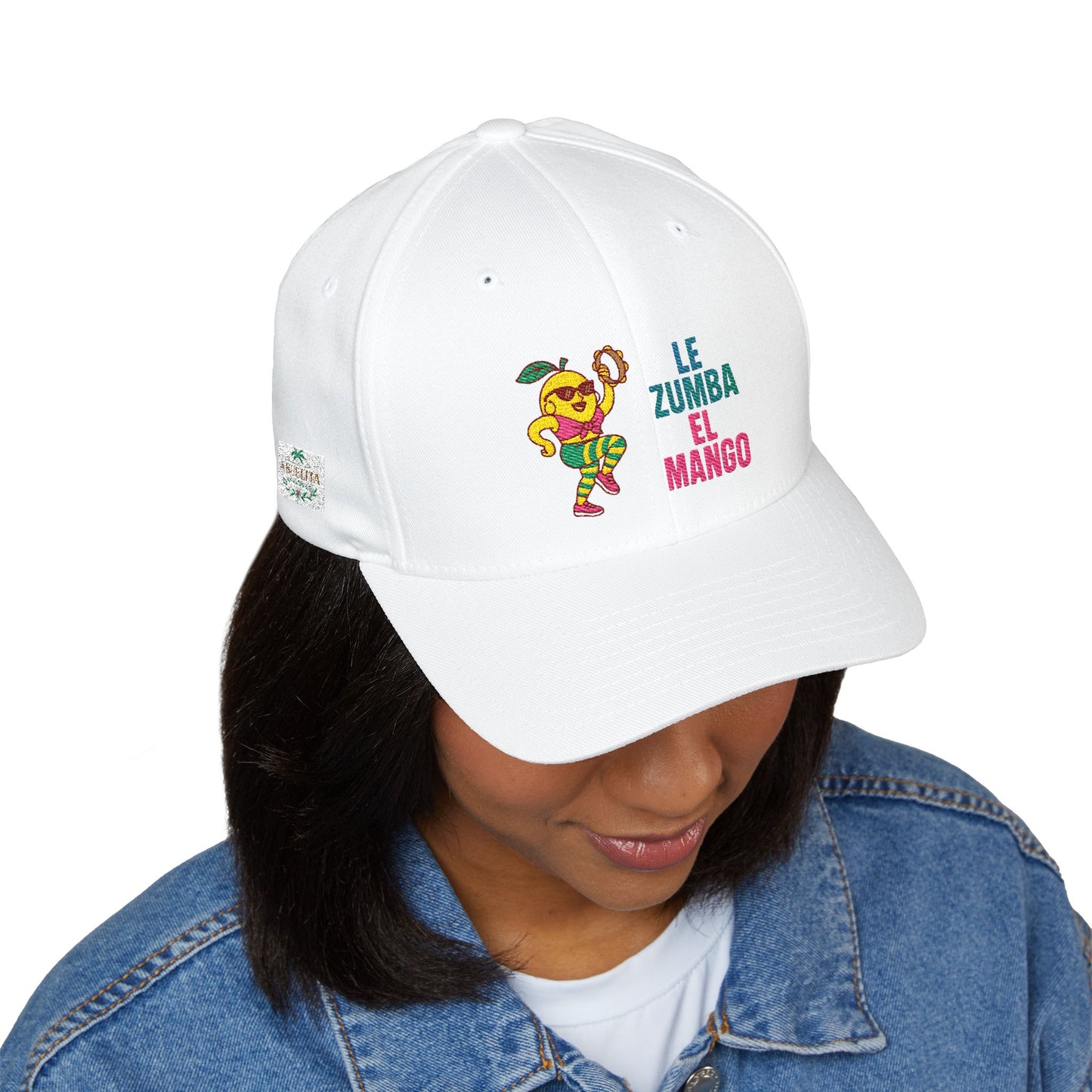 Embroidered Zumba Mango Cap - Fun Summer Hat for Active Lifestyle