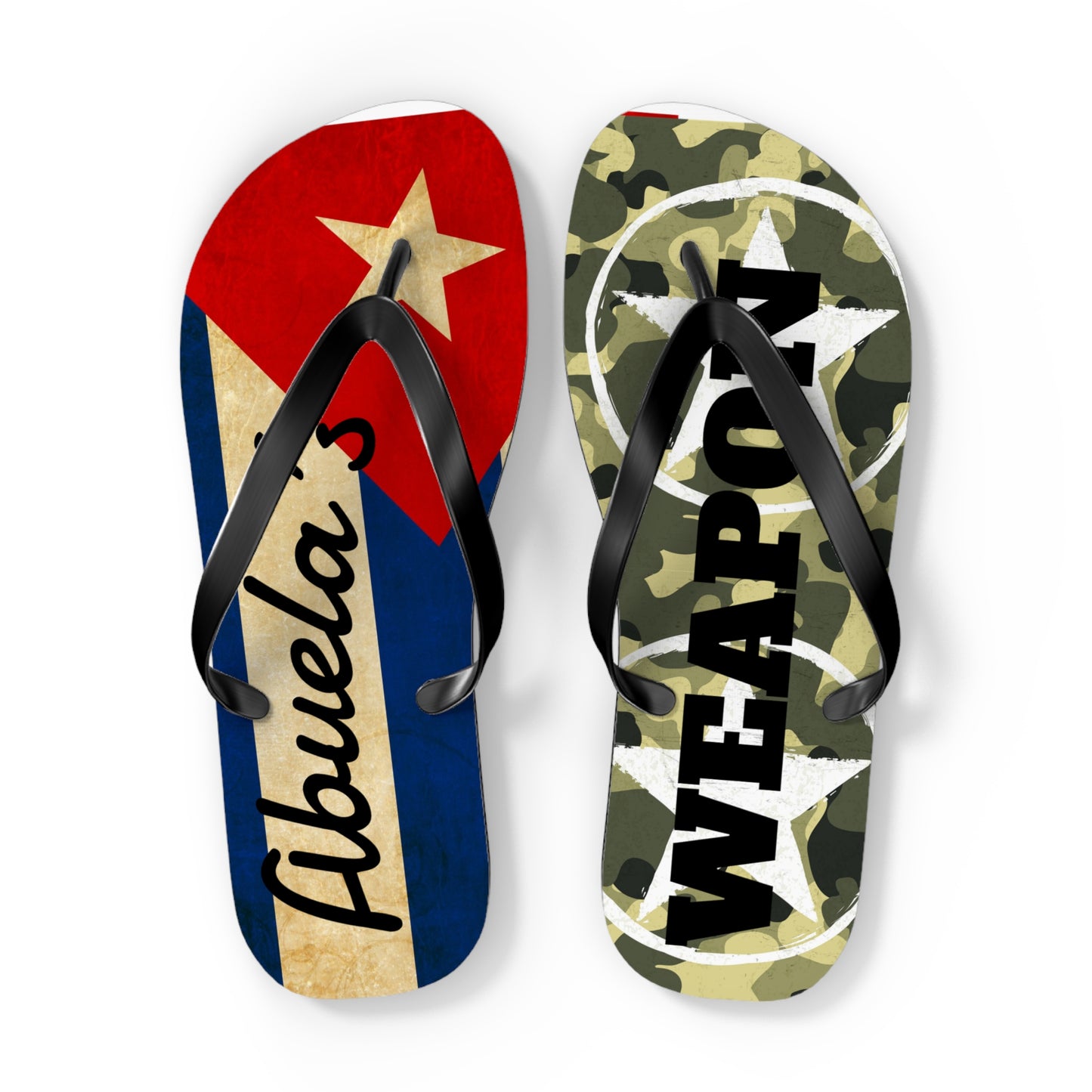 Inspirational Flip Flops - "Progress Over Perfection" Summer Sandals