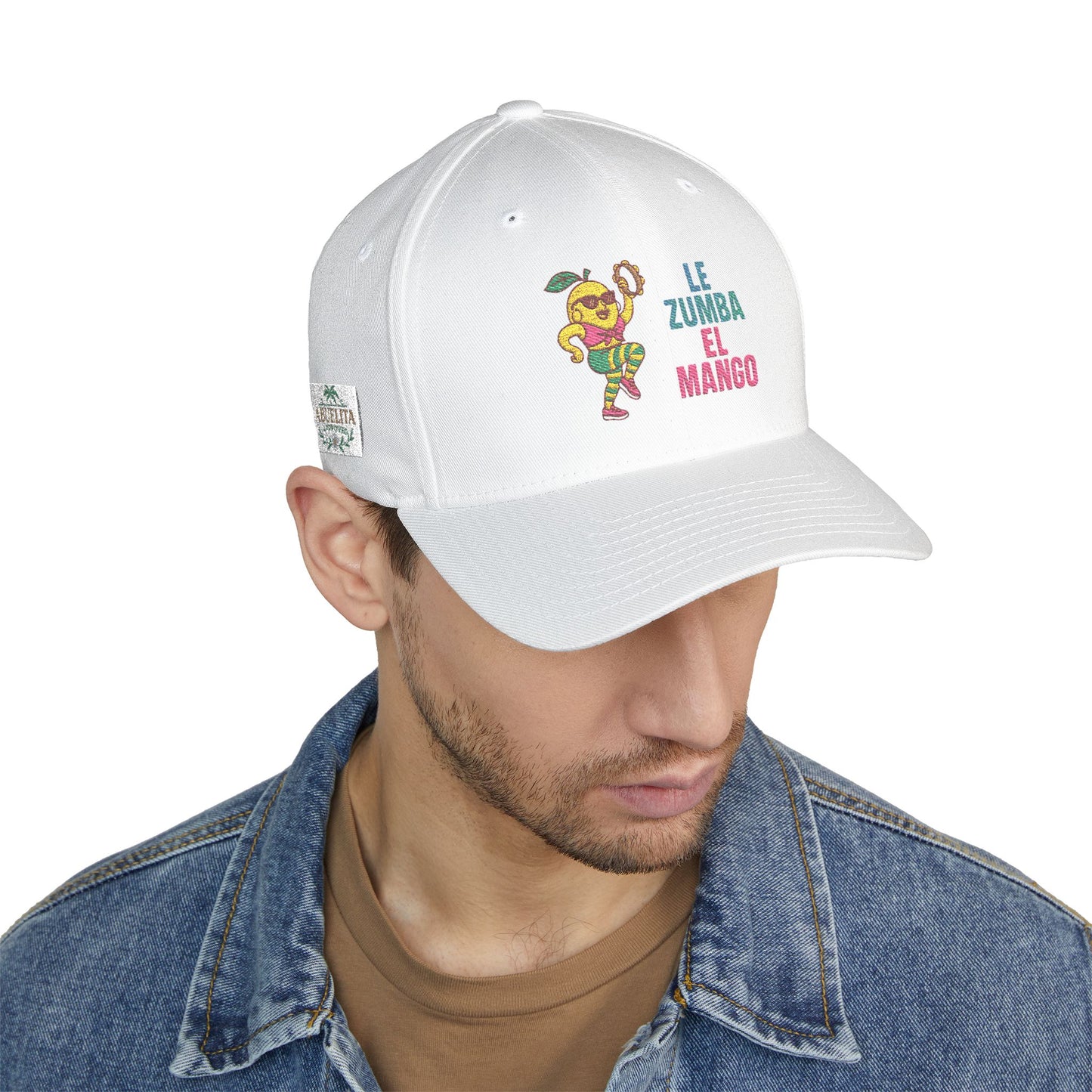 Embroidered Zumba Mango Cap - Fun Summer Hat for Active Lifestyle