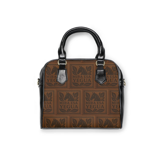 Stylish Shoulder Handbag - 'MIRA ESA YEGUA' Design for Everyday Fashion