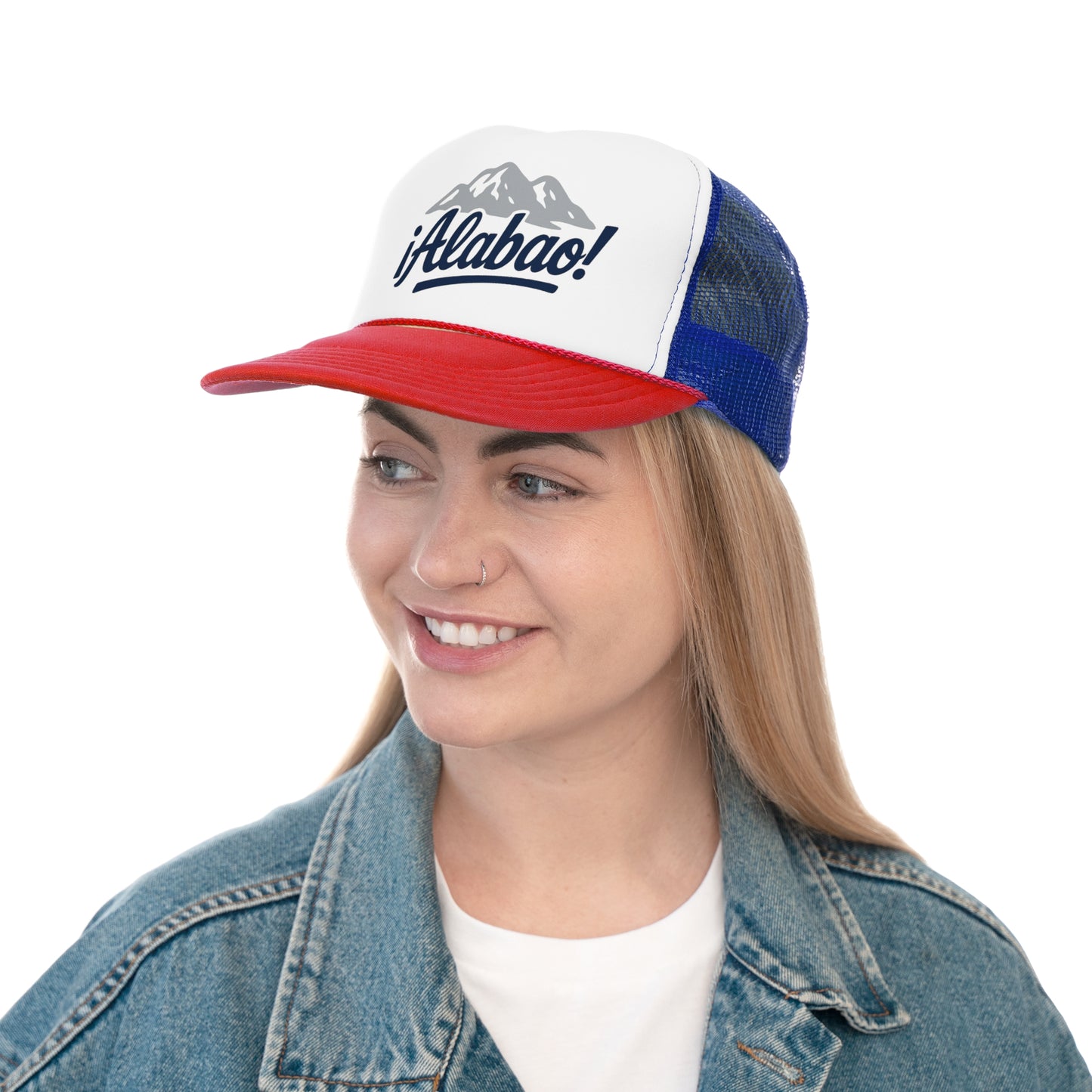 ALABAO! CUBAN.LIFE HAT -Abuelita Approved! Trucker Cap, Casual Baseball Hat, Gift for Outdoorsy Friends, Road Trip Essential, Vintage Style Cap